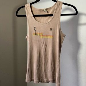 Ribbed Tan Top